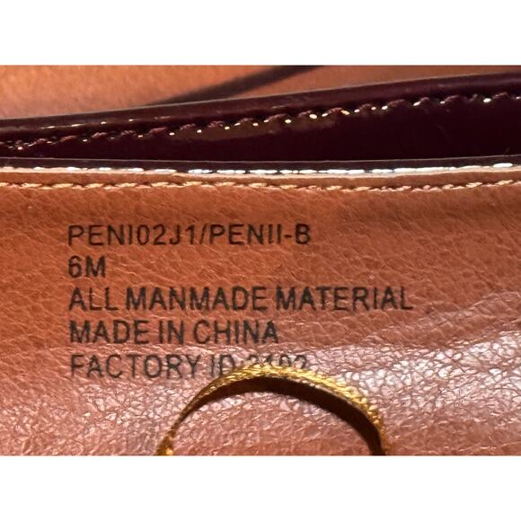 Madden Girl Wine Patent Slip-On Flats  Arrow-toed Size 6 - Picture 7 of 7